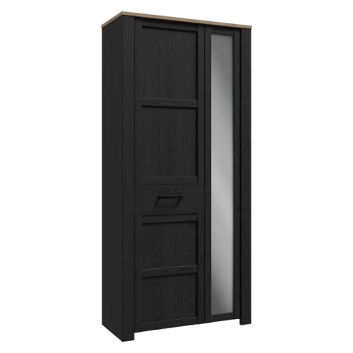 Szafa ubraniowa L Dąb Riviera / Dąb Cabezone